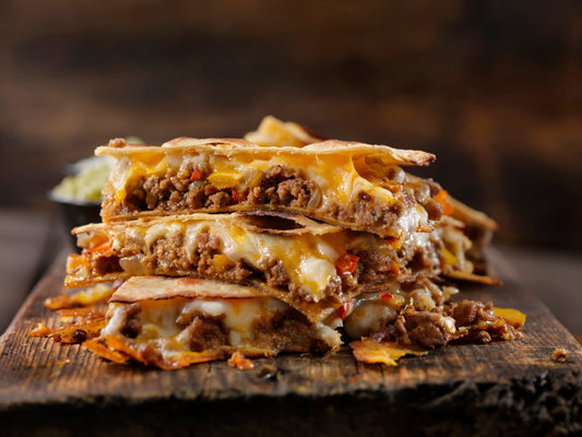 Southwest Beef Quesadilla with a Kick