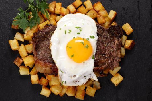 Beef & Potato Hash with Fried Eggs