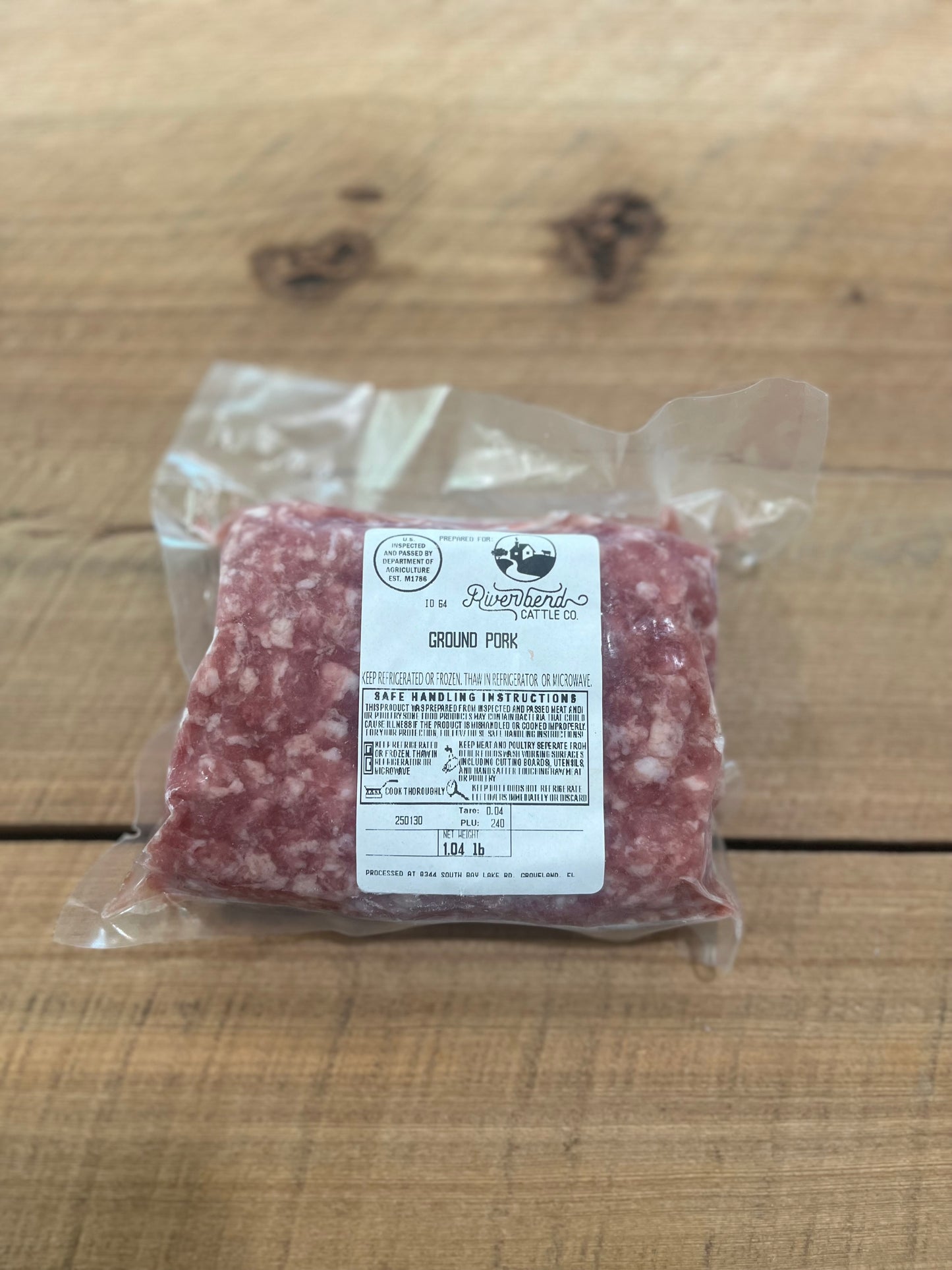 Plain Ground Pork