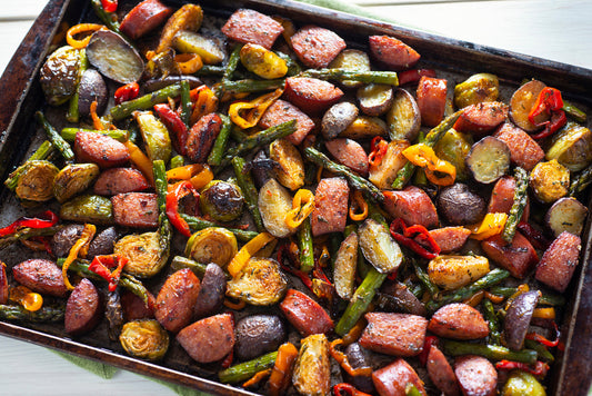 Sheet Pan Kielbasa & Potatoes