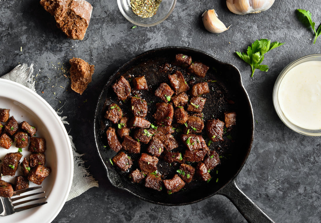 Garlic Butter Sirloin Tips
