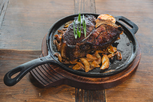 Fall Harvest Shoulder Steak Skillet (Apples, Sage & Caramelized Onions)