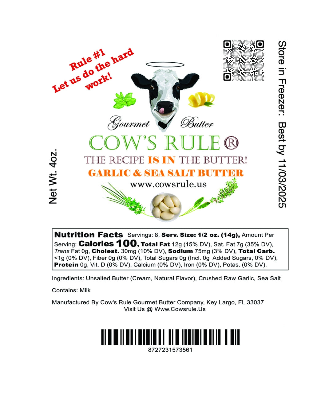 Cows Rule Gourmet Butters