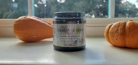 Grass Fed Skin Tallow Face and Body Whip