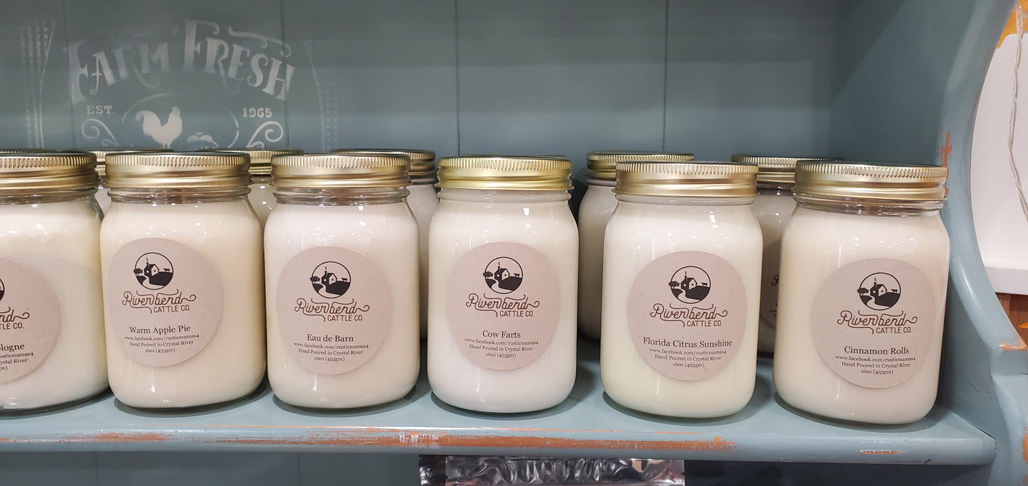 Riverbend Cattle Co. Candles